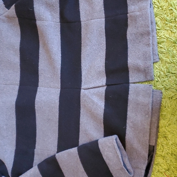 Striped Pea Coat - Picture 5 of 7